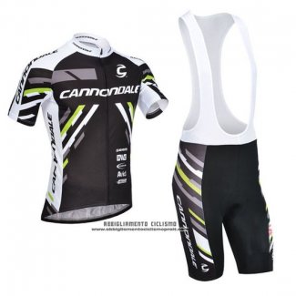 2013 Abbigliamento Ciclismo Cannondale Nero Manica Corta e Salopette