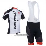 2013 Abbigliamento Ciclismo Castelli Nero e Bianco Manica Corta e Salopette