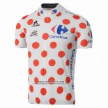 2016 Abbigliamento Ciclismo Tour de France Bianco e Rosso Manica Corta e Salopette