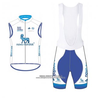 2017 Gilet Antivento Novo Nordisk Bianco e Celeste