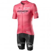 2020 Abbigliamento Ciclismo Giro d'Italia Rosa Manica Corta e Salopette