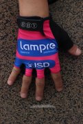 2014 Lampre Guanti Corti Ciclismo Rosso