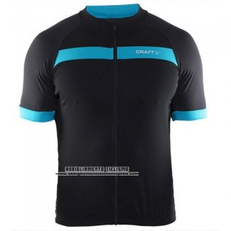 2016 Abbigliamento Ciclismo Craft Nero e Blu Manica Corta e Salopette