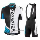 2016 Abbigliamento Ciclismo Specialized Nero e Blu Manica Corta e Salopette