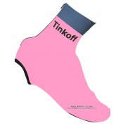 2016 Saxo Bank Tinkoff Copriscarpe Ciclismo Rosa e Grigio