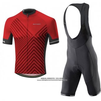 2017 Abbigliamento Ciclismo Altura Peloton Rosso Manica Corta e Salopette