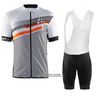 2017 Abbigliamento Ciclismo Craft Grigio Manica Corta e Salopette