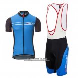 2017 Abbigliamento Ciclismo Nalini Sinello Ti Blu Manica Corta e Salopette