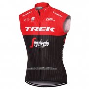 2017 Gilet Antivento Trek Segafredo Rosso e Nero