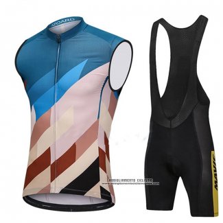 2018 Gilet Antivento Mavic Blu e Marrone