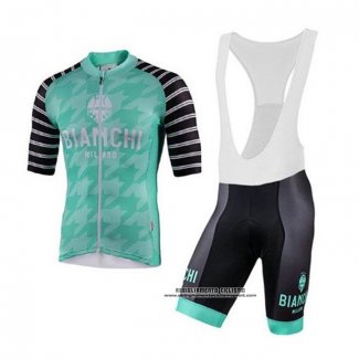 2020 Abbigliamento Ciclismo Bianchi Blu Nero Manica Corta e Salopette