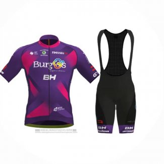 2023 Abbigliamento Ciclismo Burgos BH Fuxia Manica Corta e Salopette