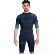 2023 Abbigliamento Ciclismo Sportful Scuro Blu Manica Corta e Salopette