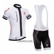 2014 Abbigliamento Ciclismo Pinarello Bianco Manica Corta e Salopette