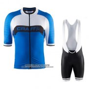 2016 Abbigliamento Ciclismo Craft Blu e Bianco Manica Corta e Salopette