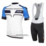 2016 Abbigliamento Ciclismo Nalini Blu e Bianco Manica Corta e Salopette