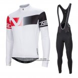 2016 Abbigliamento Ciclismo Nalini Rosso e Bianco Manica Lunga e Salopette