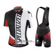 2016 Abbigliamento Ciclismo Specialized Chiaro Nero e Bianco Manica Corta e Salopette