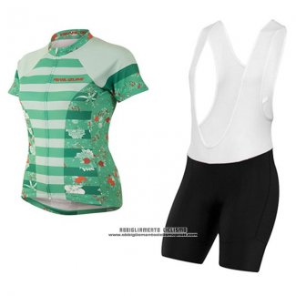 2017 Abbigliamento Ciclismo Donne Pearl Izumi Verde Manica Corta e Salopette