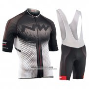 2018 Abbigliamento Ciclismo Northwave Nero e Bianco Manica Corta e Salopette