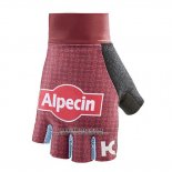 2018 Katusha Alpecin Guanti Corti Ciclismo