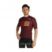 2021 Abbigliamento Ciclismo Sportful Spento Rosso Manica Corta e Salopette