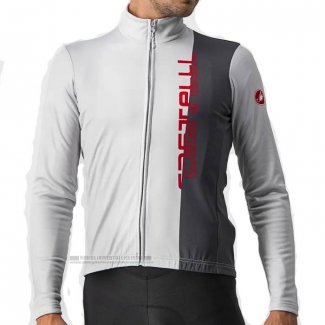 2023 Abbigliamento Ciclismo Castelli Bianco Manica Lunga e Salopette