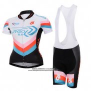 Abbigliamento Ciclismo Donne To The Fore Nero e Bianco Manica Corta e Salopette