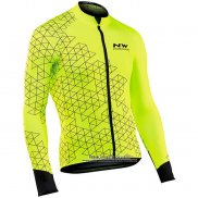 Abbigliamento Ciclismo Northwave Giallo Manica Lunga e Salopette