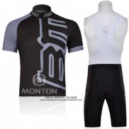 2011 Abbigliamento Ciclismo BMC Nero Manica Corta e Salopette