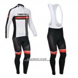 2013 Abbigliamento Ciclismo Castelli Bianco Manica Lunga e Salopette