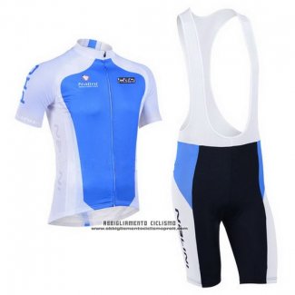 2013 Abbigliamento Ciclismo Nalini Celeste e Bianco Manica Corta e Salopette