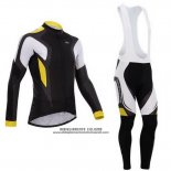 2015 Abbigliamento Ciclismo Northwave Nero e Giallo Manica Lunga e Salopette