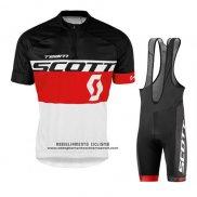 2016 Abbigliamento Ciclismo Scott Giallo e Bianco Manica Corta e Salopette