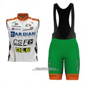 2017 Gilet Antivento Csf Bianco e Arancione