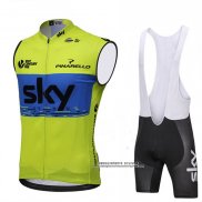 2018 Gilet Antivento Sky Verde e Blu