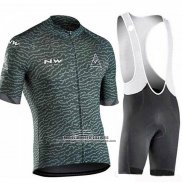 2019 Abbigliamento Ciclismo Northwave Grigio Manica Corta e Salopette(2)