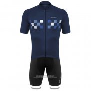 2020 Abbigliamento Ciclismo De Marchi Scuro Blu Manica Corta e Salopette