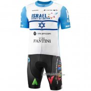 2020 Abbigliamento Ciclismo Israel Cycling Academy Campione Israele Manica Corta e Salopette