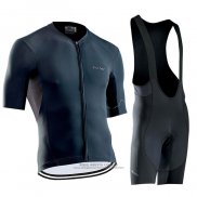 2021 Abbigliamento Ciclismo NorthWave Spento Blu Manica Corta e Salopette