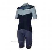 2022 Abbigliamento Ciclismo RH+ Nero Grigio Manica Corta e Salopette