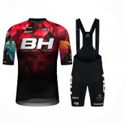 2024 Abbigliamento Ciclismo BH Coloma Rosso Nero Manica Corta e Salopette