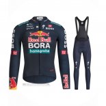 2024 Abbigliamento Ciclismo Bora-Hansgrone Blu Manica Lunga e Salopette