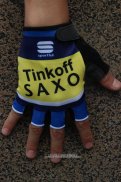 2014 Saxo Bank Tinkoff Guanti Corti Ciclismo