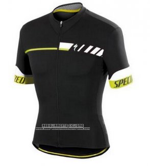 2015 Abbigliamento Ciclismo Specialized Nero e Giallo Manica Corta e Salopette