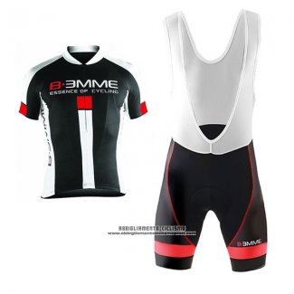 2017 Abbigliamento Ciclismo Biemme Identity Nero Manica Corta e Salopette