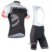 2018 Abbigliamento Ciclismo Cervelo Grigio Nero Manica Corta e Salopette