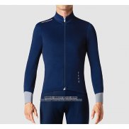 2019 Abbigliamento Ciclismo La Passione Blu Grigio Manica Lunga e Salopette