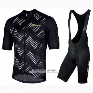 2019 Abbigliamento Ciclismo Nalini Podio 2.0 Nero Manica Corta e Salopette