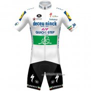 2020 Abbigliamento Ciclismo Deceuninck Quick Step Campione Irlanda Manica Corta e Salopette